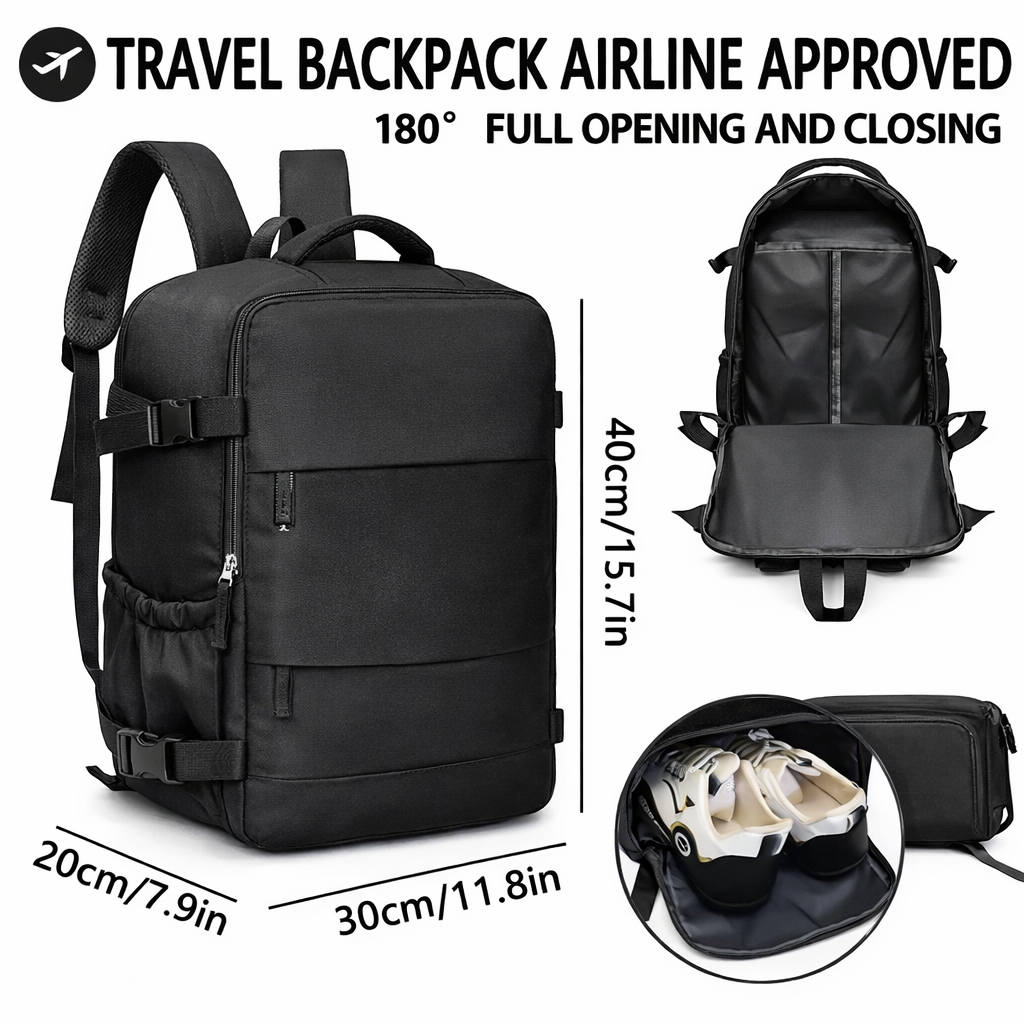 Sac à Dos de Voyage Grande Capacité - Organisation Intelligente et Style Moderne