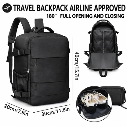 Sac à Dos de Voyage Grande Capacité - Organisation Intelligente et Style Moderne