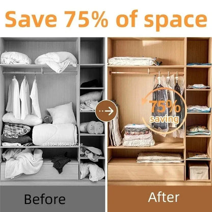 Pochettes de Voyage Sous Vide - Gagnez jusqu'à 60% d'Espace