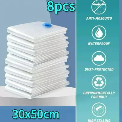 Pochettes de Voyage Sous Vide - Gagnez jusqu'à 60% d'Espace