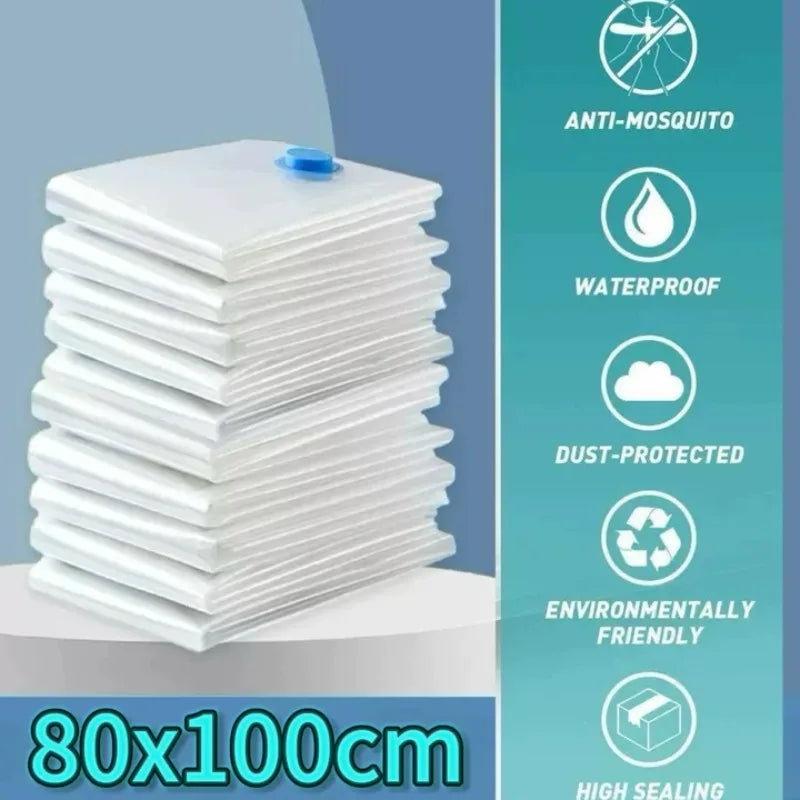 Pochettes de Voyage Sous Vide - Gagnez jusqu'à 60% d'Espace