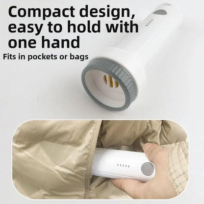 Pompe Electrique Portable pour Pochette Sous Vide - Compression Instantanée