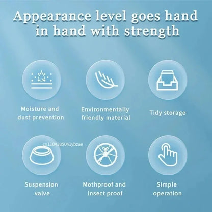 Pochettes de Voyage Sous Vide - Gagnez jusqu'à 60% d'Espace